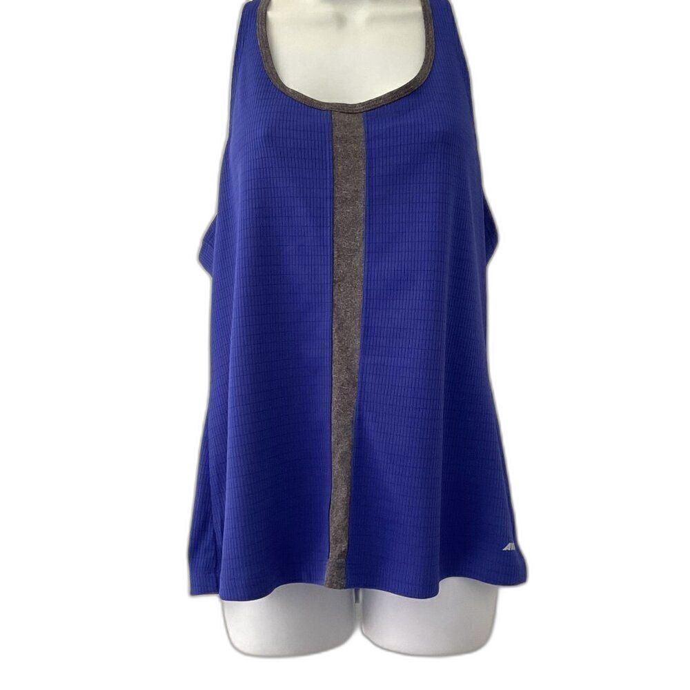 Avia Blue Racerback Tank Top Activewear M GUC Workout Exercise